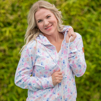 IN STOCK Fullzip Hoodie - Petal Gardens