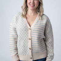 IN STOCK Pattern Mix Neutral Cardigan