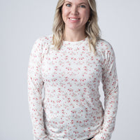 IN STOCK Blair Long Sleeve Top - Micro Pink Floral