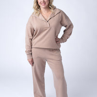 IN STOCK Jesse Vintage Wash Snap Pullover - Tan