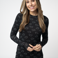 IN STOCK Blair Long Sleeve Top - Midnight Ghosts