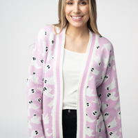 IN STOCK Ghost Pocket Cardigan - Lilac