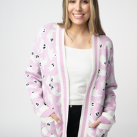 IN STOCK Ghost Pocket Cardigan - Lilac