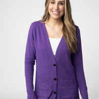 IN STOCK Cori Cardigan - Heathered Purple
