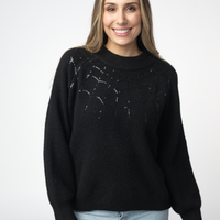IN STOCK Sequin Webs Sweater