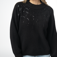 IN STOCK Sequin Webs Sweater