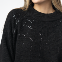IN STOCK Sequin Webs Sweater