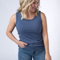 IN STOCK Ava Tank - Blue