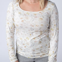 IN STOCK Alyssa Long Sleeve Top - Blush Floral