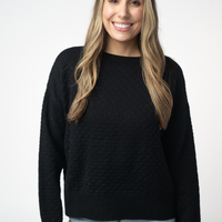 IN STOCK Gianna Pullover Sweater - Black