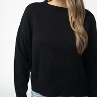 IN STOCK Gianna Pullover Sweater - Black
