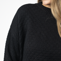 IN STOCK Gianna Pullover Sweater - Black