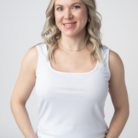 IN STOCK Rachel Ribbed Tank - White FINAL SALE