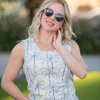 IN STOCK Ava Tank - Neon Palm