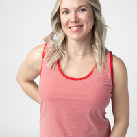 IN STOCK Micro Striped Tank - Red FINAL SALE