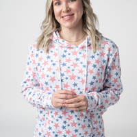 IN STOCK Hailey Pullover Hoodie - American Stars and Stripes