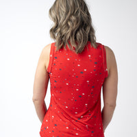 IN STOCK Noelle Tank - Red Liberty Stars FINAL SALE