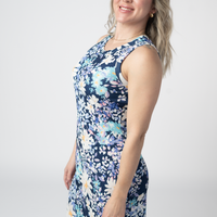 IN STOCK Mariah Ribbed Dress - Daisy Blues FINAL SALE