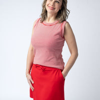 IN STOCK Serena Luxe Skort - Red
