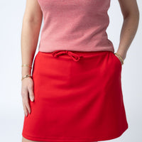 IN STOCK Serena Luxe Skort - Red