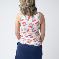 IN STOCK Romy Tank - Patriotic Cherries FINAL SALE