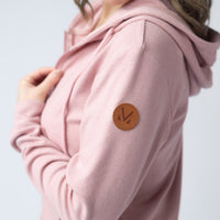 IN STOCK Fullzip Hoodie - Dusty Pink