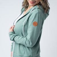 IN STOCK Fullzip Hoodie - Sage