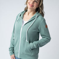 IN STOCK Fullzip Hoodie - Sage
