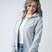 IN STOCK Fullzip Hoodie - Light Grey