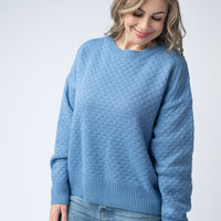 IN STOCK Gianna Pullover Sweater - Blue