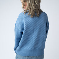IN STOCK Gianna Pullover Sweater - Blue