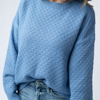 IN STOCK Gianna Pullover Sweater - Blue