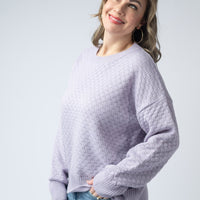 IN STOCK Gianna Pullover Sweater - Lavender
