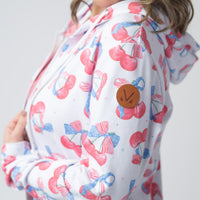 IN STOCK Fullzip Hoodie - Patriotic Cherries FINAL SALE