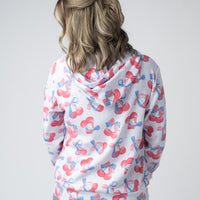 IN STOCK Fullzip Hoodie - Patriotic Cherries FINAL SALE