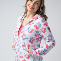 IN STOCK Fullzip Hoodie - Patriotic Cherries FINAL SALE