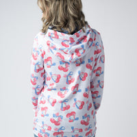 IN STOCK Hailey Pullover Hoodie - Patriotic Cherries