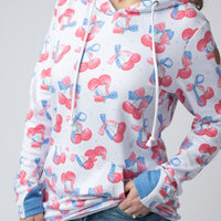 IN STOCK Hailey Pullover Hoodie - Patriotic Cherries