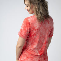 IN STOCK Sophie Top - Red Tie Dye FINAL SALE