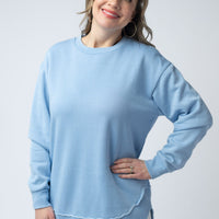 IN STOCK Vintage Wash Pullover - Dusty Blue