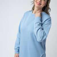 IN STOCK Vintage Wash Pullover - Dusty Blue