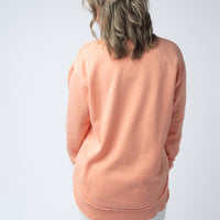 IN STOCK Vintage Wash Pullover - Spring Peach
