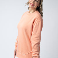 IN STOCK Vintage Wash Pullover - Spring Peach