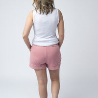 IN STOCK French Terry Stevie Shorts - Dusty Pink