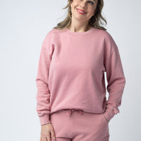 IN STOCK Vintage Wash Pullover - Dusty Pink