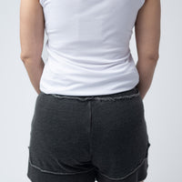 IN STOCK French Terry Stevie Shorts - Black