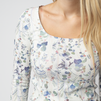 IN STOCK Alyssa Long Sleeve Top - Olive Meadow