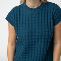 IN STOCK Kelly Knitted Top - Teal