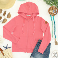 IN STOCK Fullzip Hoodie - Sunkissed Coral