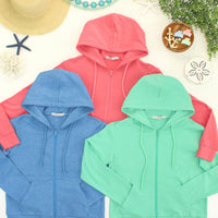 IN STOCK Fullzip Hoodie - Sunkissed Coral